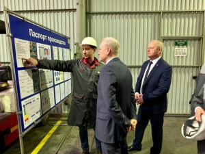 Сергей Майоров посетил производство компании ООО «Промышленные материалы»