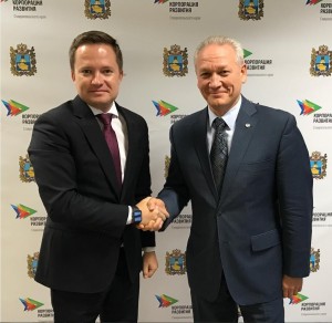 Встреча с Генеральным директором Корпорации развития Ставропольского края Зауром Абдурахимовым