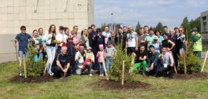 Предприниматели Набережных Челнов посадили деревья