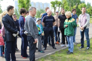 Предприниматели города посадили деревья